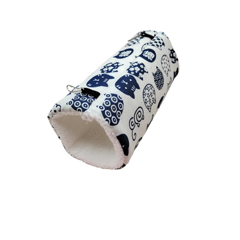 Теплая форма туннеля, гнездо, мягкая плюшевая клетка, аксессуары, постельные принадлежности для хомяка, белки, крысы, игры во время сна