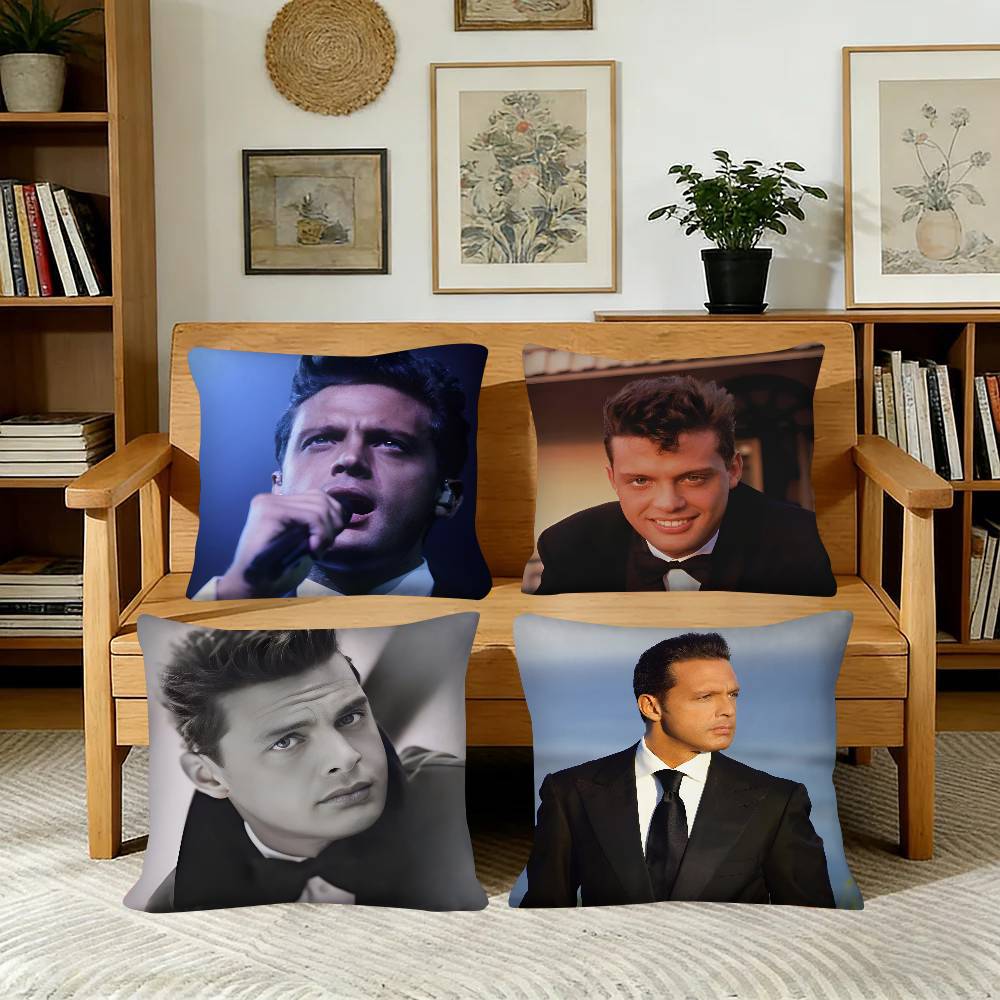 Singer LLuis Miguel Pillow Case Fashion Square Pillowcase Bedroom Sofa Room Ins Decoration Leisure