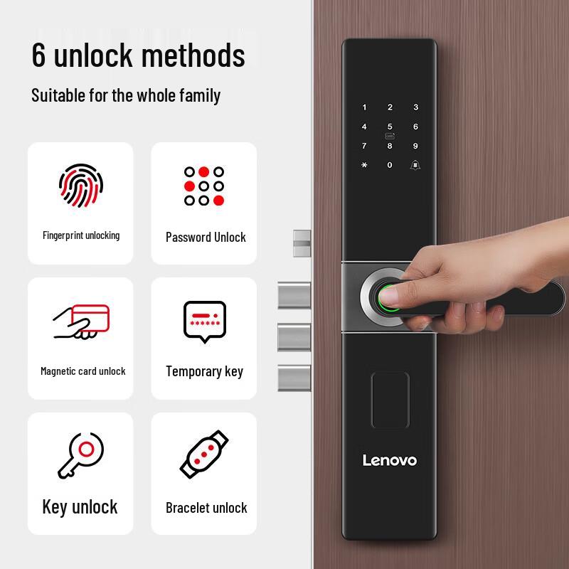 Lenovo Умный дверной замок E20 с отпечатком пальца