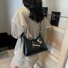 Fashion Trend Casual Solid Color Commuter Armpit Bag Women's 2025 Summer New Simple Texture and Versatile One-shoulder Crossbody Bag