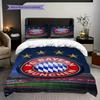 Fc Bayern Munich Emblem Bedding (1 * duvet cover + 2 * pillowcase, without core) 2D Flat Bedding set Christmas birthday gift Soft and comfortable