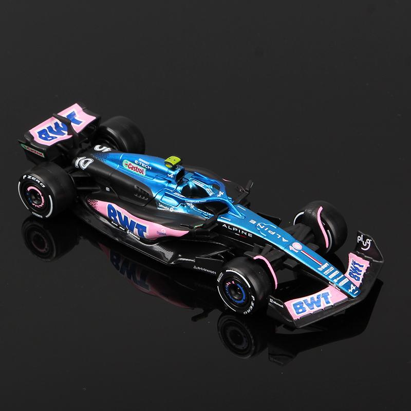 ABAC1 Bburago 1:43 2023 Модель F1 RB19 W14 SF23 C43 A523 AMR23 Гоночный Сплав Автомобиль Игрушка Red Bull Mercedes Alfa Romeo Apline