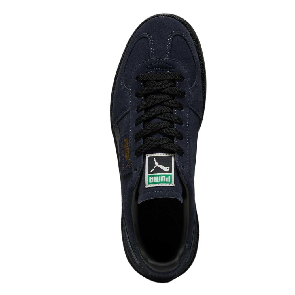 Puma Super Team Suede Comfortable Versatile Fashion Durable Lightweight Low-Top Casual Shoes Unisex Casual Shoes Black 398528-06