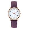 Trendy Unisex Simple Ladies Watch Casual Leather Belt Quartz Clock Wristwatches Small Dial New Women Girl Fashion