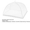 Mesh Food Covers Large White Nylon Pop-Up Tent Umbrella Collapsible Reusable Serving Dish Covers for Outdoor Camping Picnics BBQ