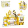 Cat Pet Shop Building Set  Adorable Cat Themed Pet Store with Climbing Frame Collection Model Creative Toy Gifts  283PCS
