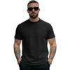 Men S Solid Short Sleeve Slim Fit Summer Athletic T Shirt