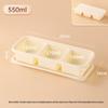 HANDUNYOU Degradable 3-Compartment Disposable Takeout Box
