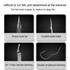 12Pcs/Pack High Carbon Steel Fishing Hook Sharp Barbed Automatic Flip Fishhook for Carp Fishing Tackles  Accessories