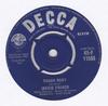 7-дюймовая пластинка JACKIE FRISCO - Sugar Baby 45F11566 Decca 1963 UK Поп Б/У