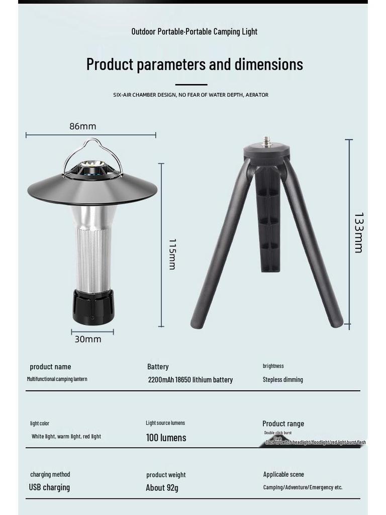 Hurricane Lantern with Long Battery Life for Outdoor Camping