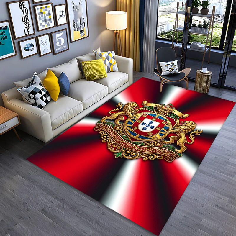 Portuguese Heritage Emblem carpet Doormat Home Decor Bathroom mat Protective pad Room