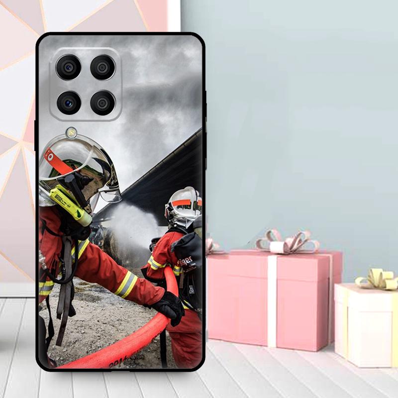 Чехол для телефона 'Герои-пожарные Пожарный' для Samsung Galaxy M35 M56 M12 M06 M32 M52 M55 M15 M11 M13 M14 M16 M36 M31 M53 M34 M54