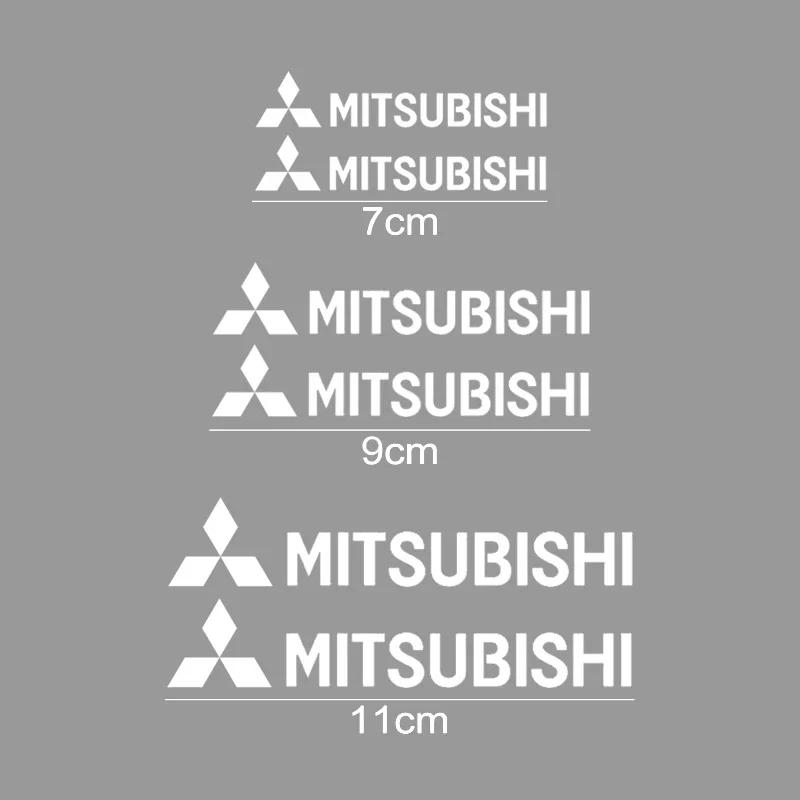 6 шт. Виниловые наклейки на тормозные суппорты для автомобилей Mitsubishi Lancer Mirage OTO ASX L300 Montero L200 Outlander Delica Pajero