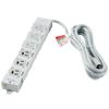 Office Power Strip, Lightning Guard, 3m Extension Cord with Cover, 6 Outlets, Magnetic, Pull-Out Protection, OAT-JPC63SB