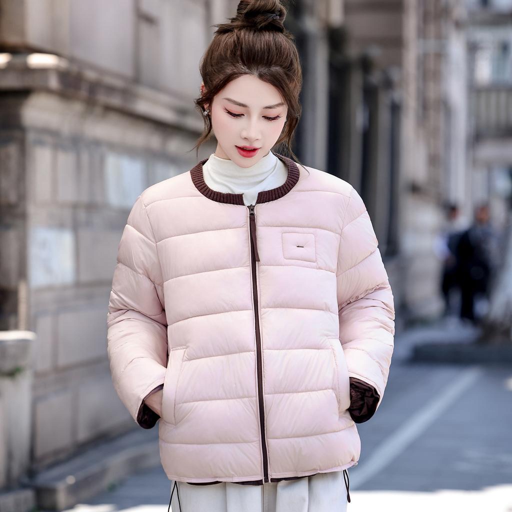 Sleeves removable cotton-padded clothes women's medium and long winter clothes new warm cotton-padded clothes show thin big pockets cotton-padded jac