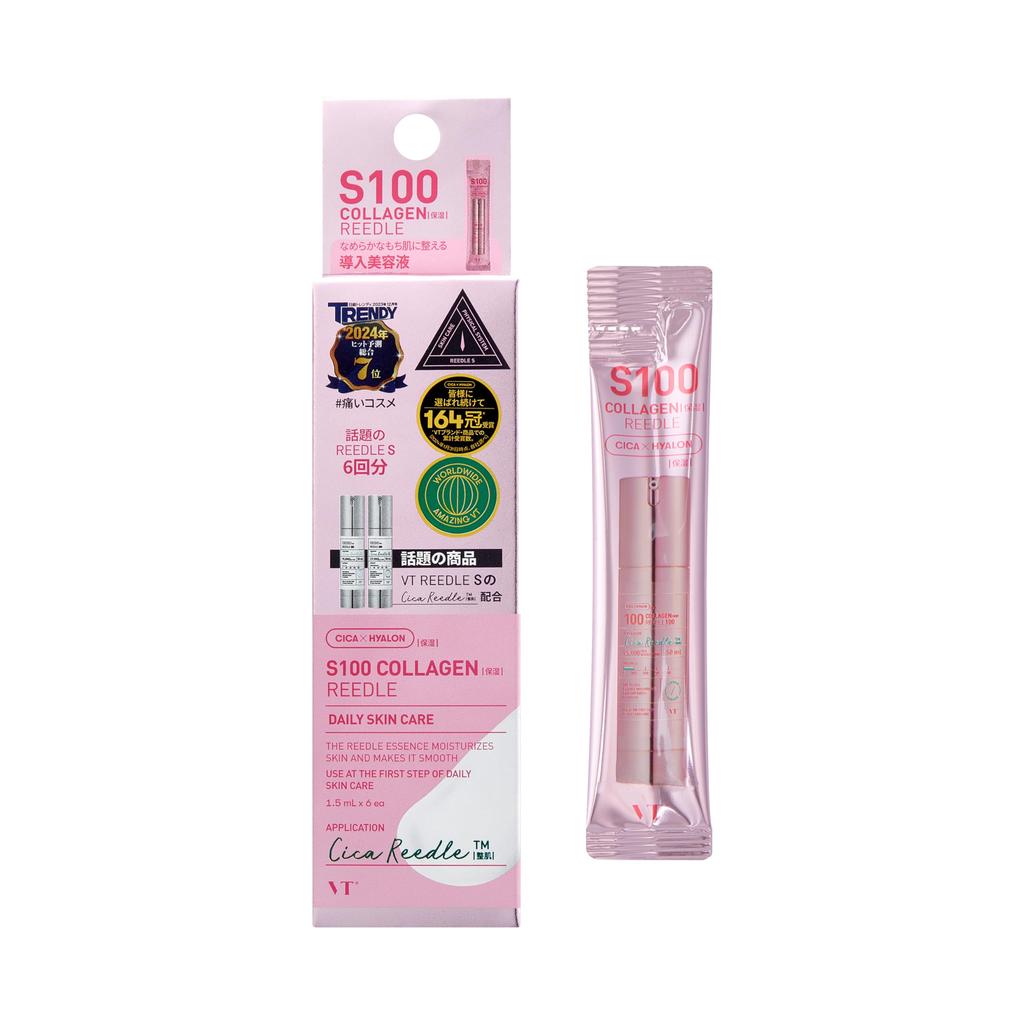 VTCOSMETICS Reedle Shot Skincare Serum Reedle S100 Stick Pore-Reducing (Collagen Pouch)