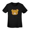 Rilakkuma Сакура Футболка Женская С Коротким Рукавом Круглый Вырез Одежда Хлопок Летние Футболки Уличная Мода