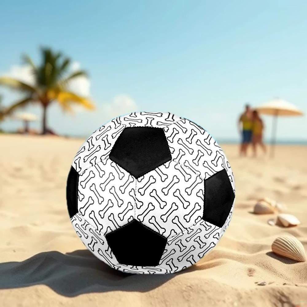 1PC Bone Soccer Ball Size 5 Football Machine Sewn Indoor/Outdoor Universal Football Gift W66