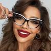 Stylish Cat Eye Glasses Women Men Transparent Eyewear Brand Designer Cute Clear Eyeglasses Fashion Optical Frame