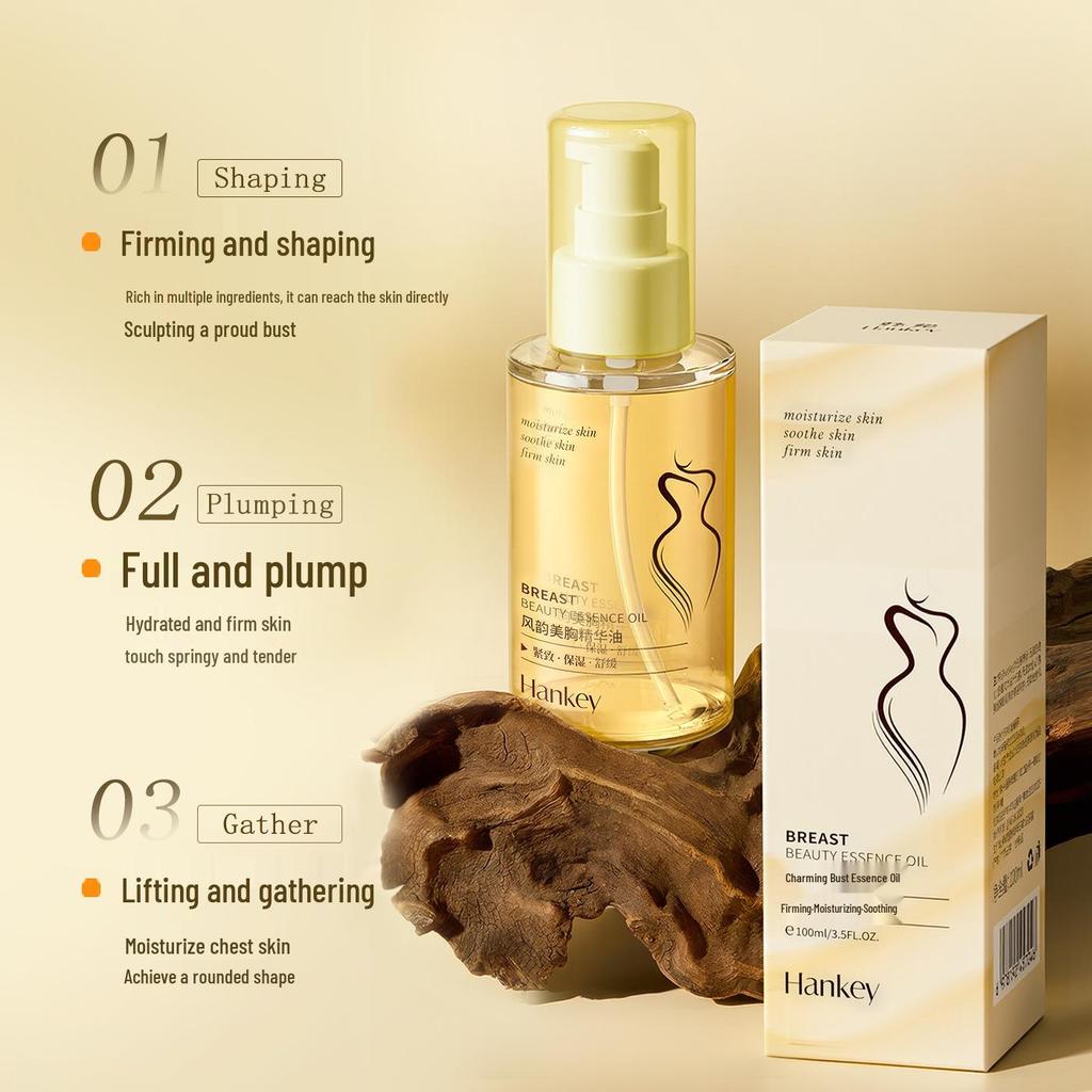 10 мл Питательное эфирное масло для груди для пышной и красивой груди - Формула для массажного салона
