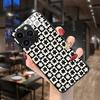 Корейский ins клетка цветок яблоко 17pro стеклянный чехол для телефона iphone12 нишевый премиум ретро 16pm