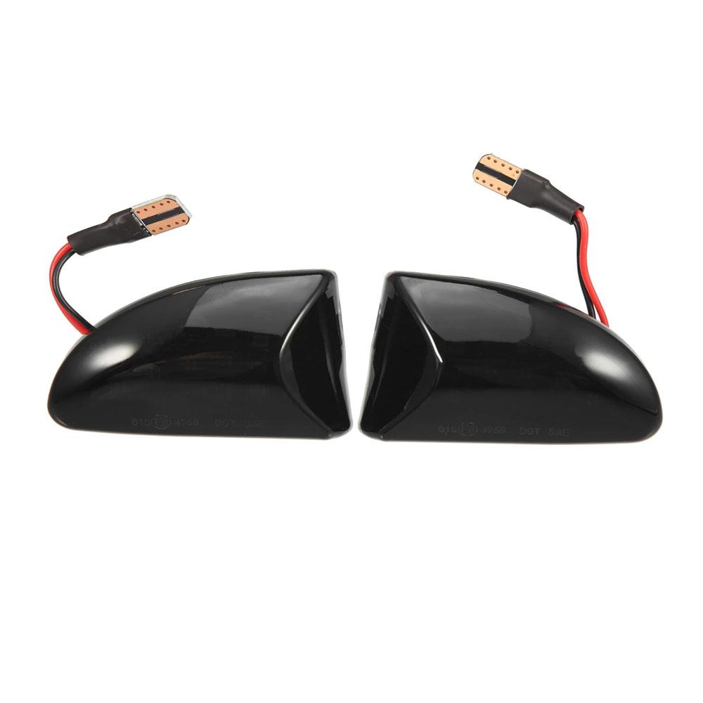 2 шт. Передний динамический светодиодный боковой габаритный фонарь указателя поворота для 07-14 Smart Fortwo W451