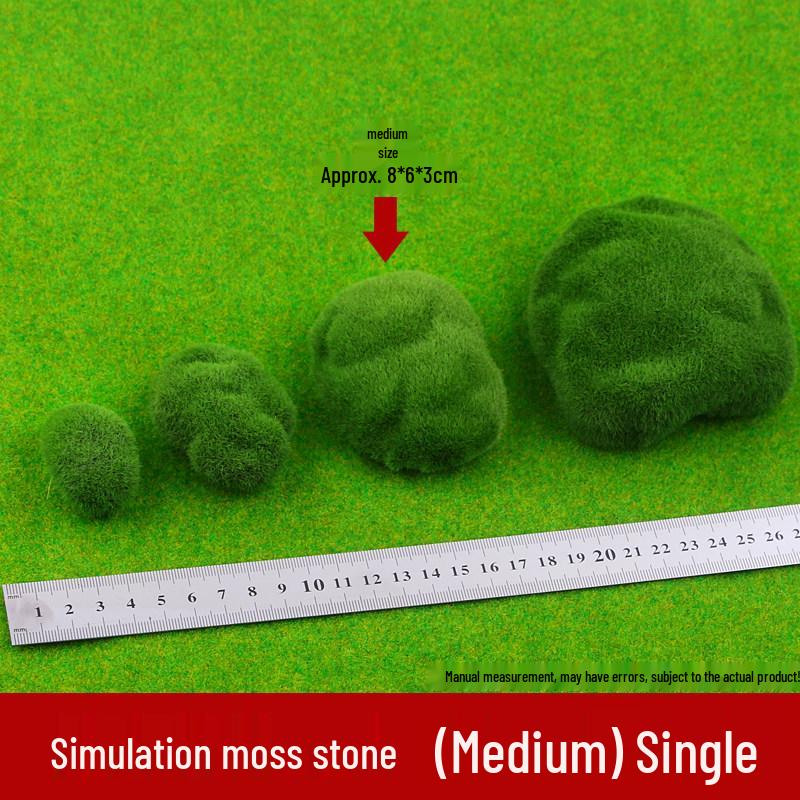 Artificial Moss Stone Sand Table Model for Micro Landscape and Succulent Display DIY Decoration