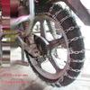 Two-Wheel Motorcycle Anti-Skid Chain for 3.00-18 Tires - Winter, Snow & Mud Compatible