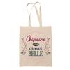 Sac Cabas - PLANETEE - Ghislaine La Plus Belle - Jute - Imprimé En France - Réutilisable Éco-responsable