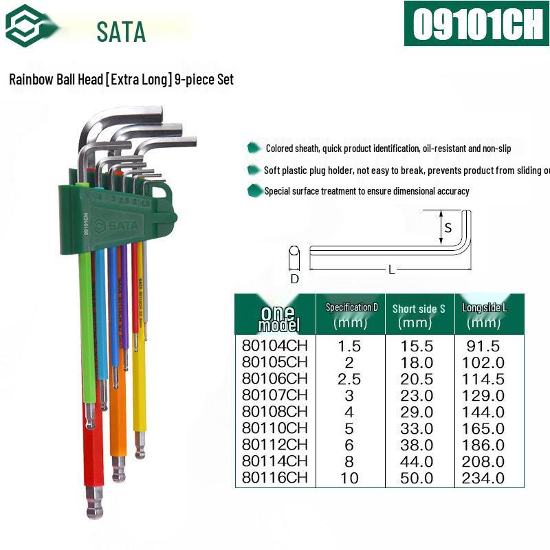 Набор SATA Torx и метрических шестигранных ключей
