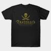 Мужская черная футболка с принтом Fratelli'S Family Restaurant Печать на трансферной бумаге без вырезания Хлопковая футболка