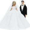Свадебная одежда для модной куклы-пары для Кена для куклы 30 см, аксессуары, платье, бальное платье, костюм, футболка, шорты, 1/6, кукольный домик 30 см (НЕТ КУКЛ)