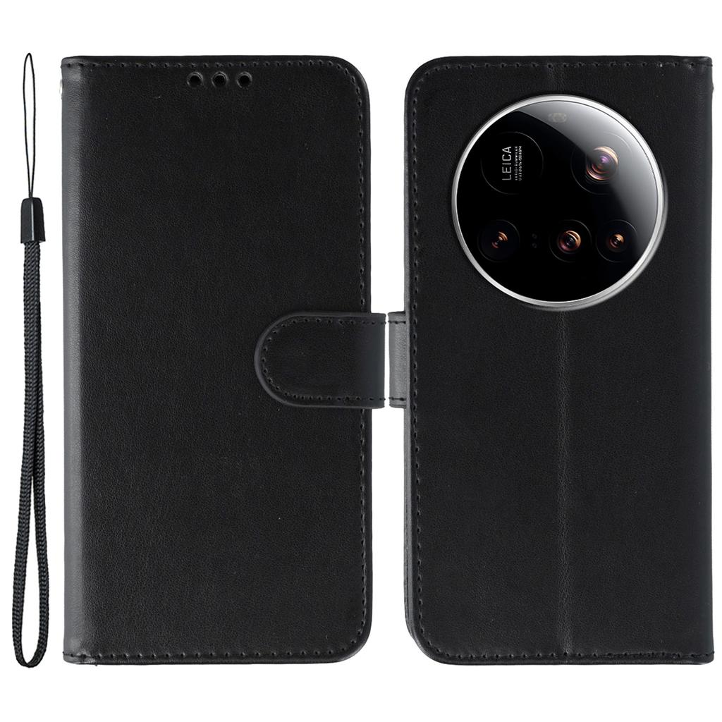 Для Xiaomi 15 Ultra Чехлы PU Кожаный Флип Кошелек Чехол для Телефона с Ремешком