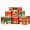 Large 3pcs Premium Christmas Gift Box With Lid  Ribbon Xmas Present Square Box