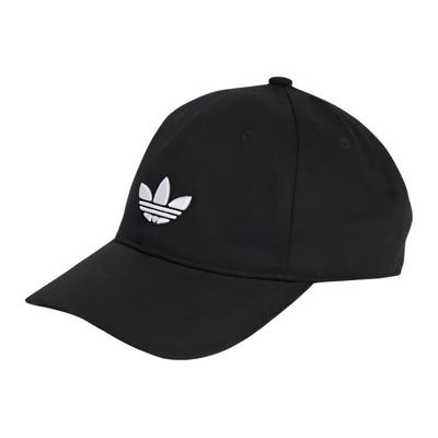adidas Бейсболка из полиэстера с вышивкой логотипа, унисекс, черная JC6023