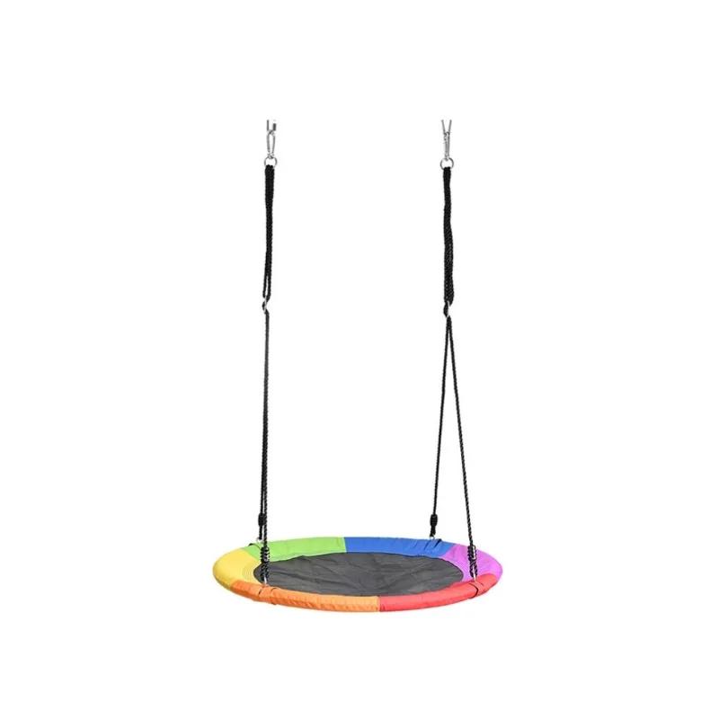 Children's Circular Swing High Quality Durable Swing Seat Easy To Install Outdoor Play Multiple People Fun Sports Toy Swings