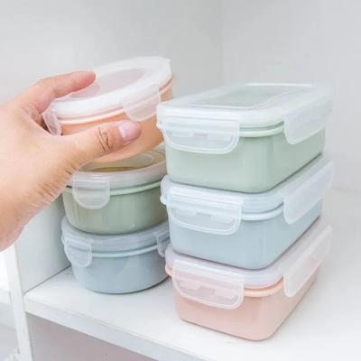 Пластиковый ланч-бокс Bento Box Овощной фруктовый салат Миска для сохранения свежести с герметичной крышкой Ящик для хранения еды для пикника на природе