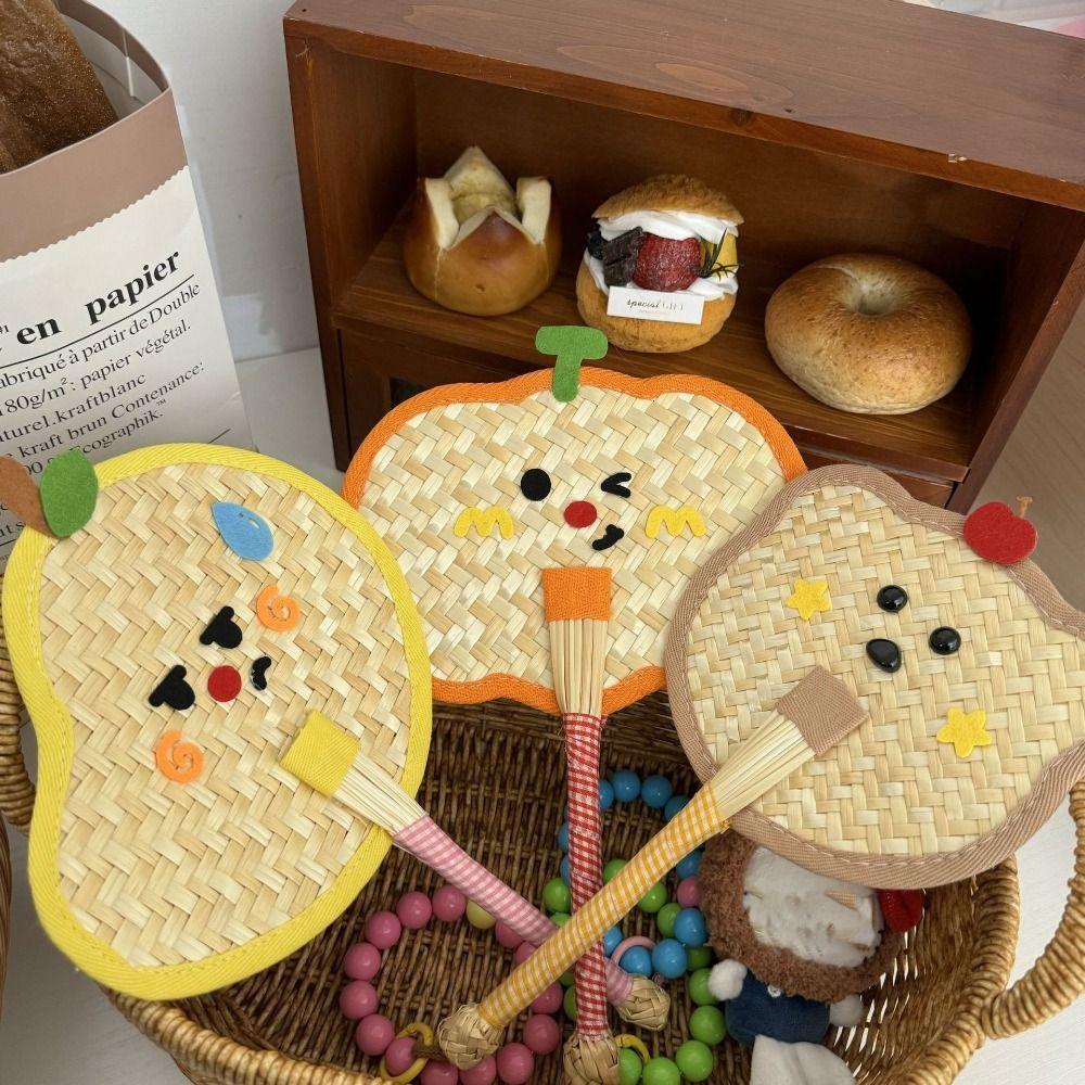 Hand-cranked Pu Fan Bamboo Craft Fan New Handheld Fan Home Decor