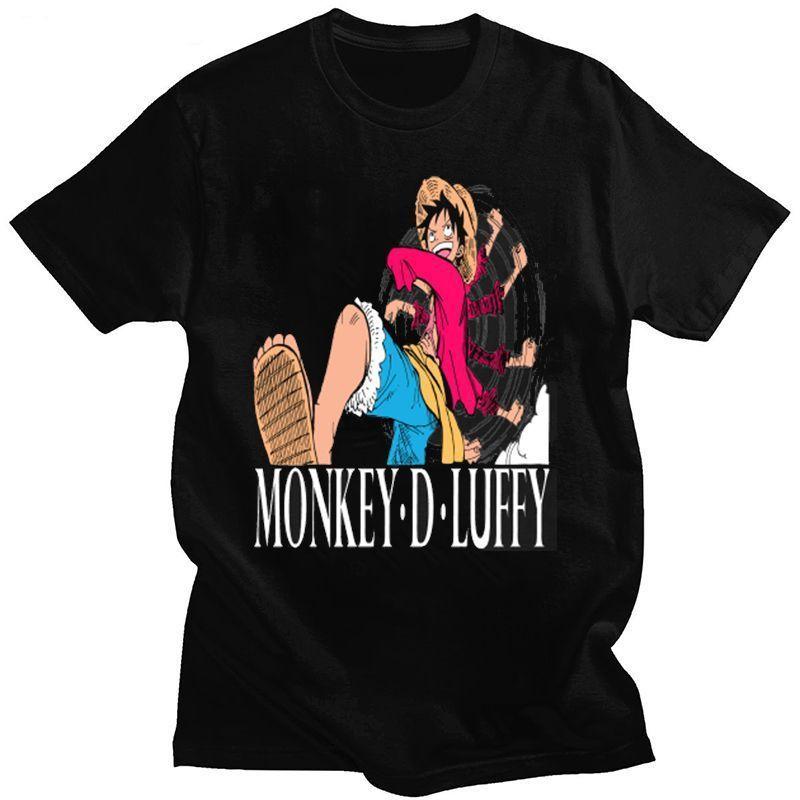 One Piece Luffy Fashion TShirt Cool Summer Short Sleeve Anime Tops
