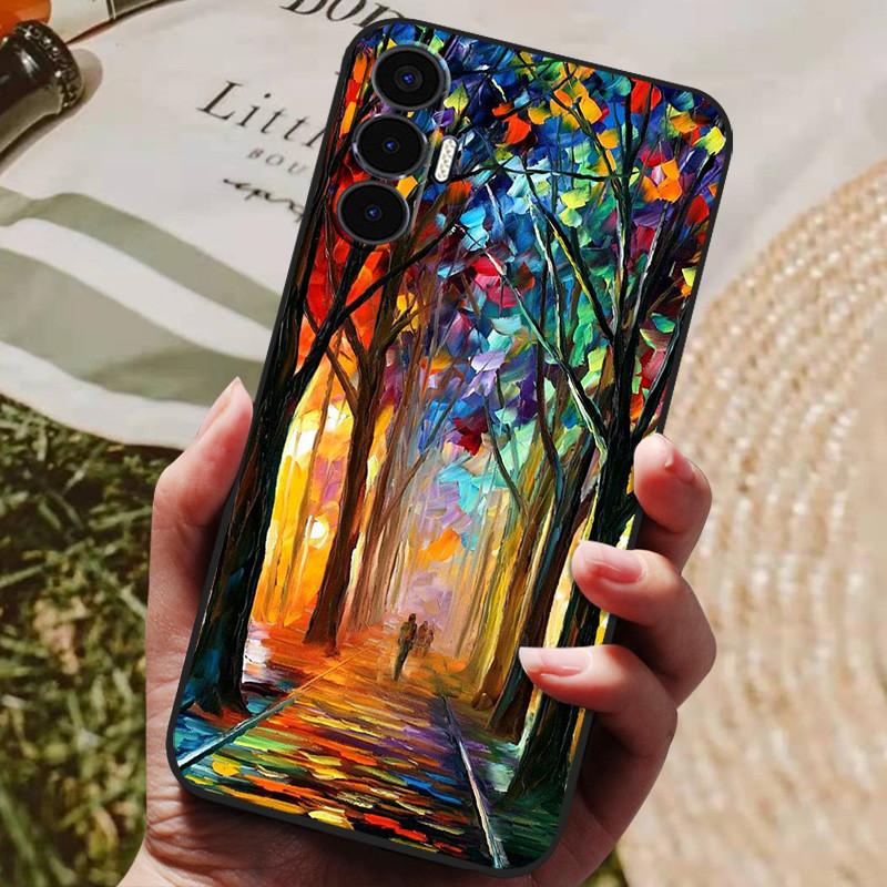 Чехол для Tecno Pova 3 Pova Neo Мягкий силиконовый задний чехол для Tecno Pova Neo LE6 Чехлы Чехол Pova3 PovaNeo Чехол для телефона Coque