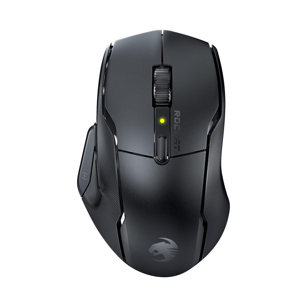 ROCCAT Gaming Mouse Kone Air Wireless 2.4GHz/Bluetooth Black/Black Battery Life 800 hours/19K/Optical Switch/Side Button/Side Grip/119g (1 Battery)