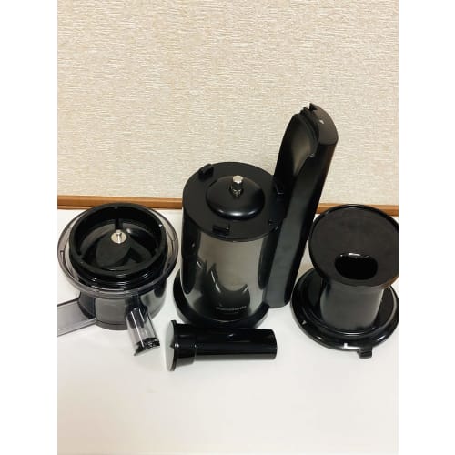 Panasonic Juicer Low Speed Vitamin Server Cold Press Aragoshi Compatible with Frozen Recipe Book Graphite Gray MJ-L600-H