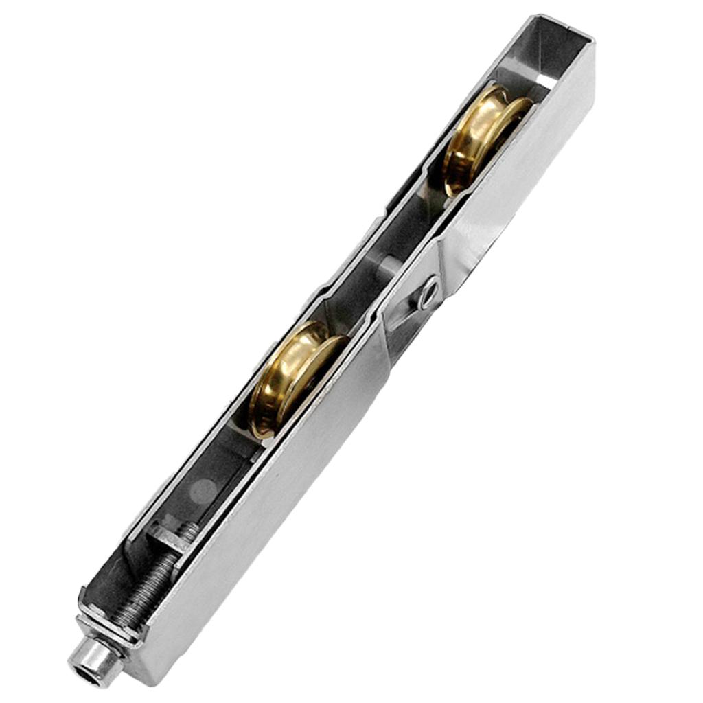 Роликовый узел для патио-двери, прочный, тандемный, сменный, алюминиевый и латунный, раздвижной патио-двери для дома