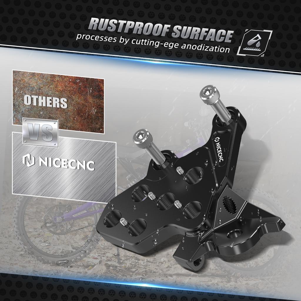NICECNC For Surron Light Bee X Motocross Foot Pegs Bracket Package Footrest Holder For Sur-Ron Light Bee S L1E Segway X160 X260