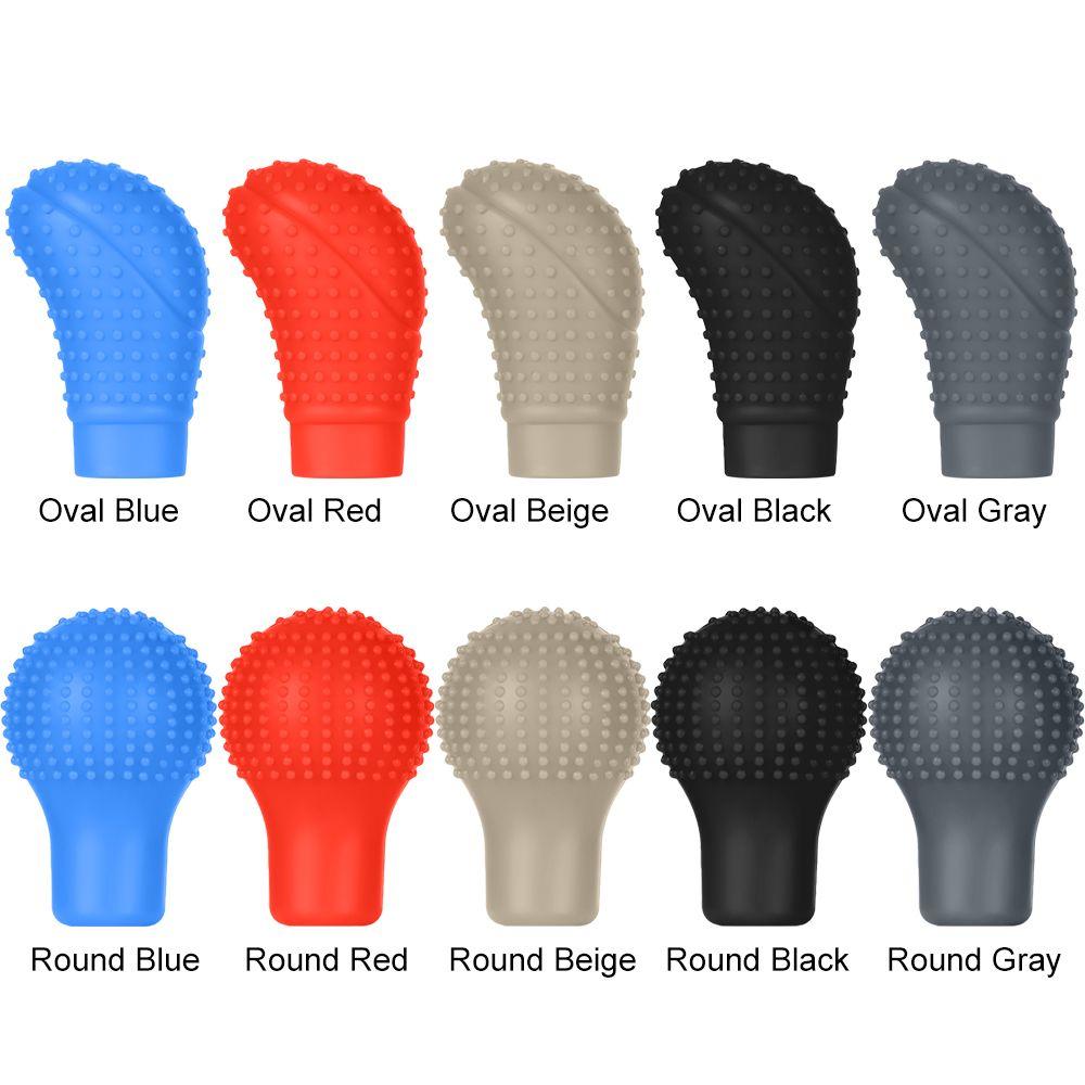 Universal Handball Car Gearshift Head Protector Handbrake Case Gear Shift Knob Cover Silicone