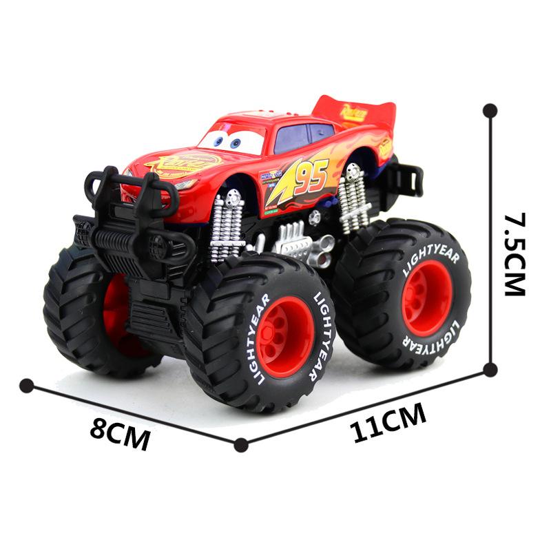 Pixar Cars Mater Lightning McQueen Jackson Storm Big Wheel Offroad Vehicle Pullback Force Cars Model Toys Birthday Gifts