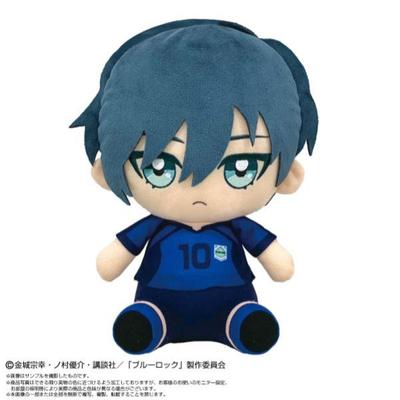 Blue Rock Itoshi Rin Chibi Плюшевая игрушка БОЛЬШОЙ интерьерный футбол