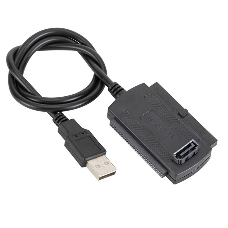 Usb 2.0 To Ide Sata Adapter Converter Cable For 2.5 3.5 Inch Hard Drive Hd