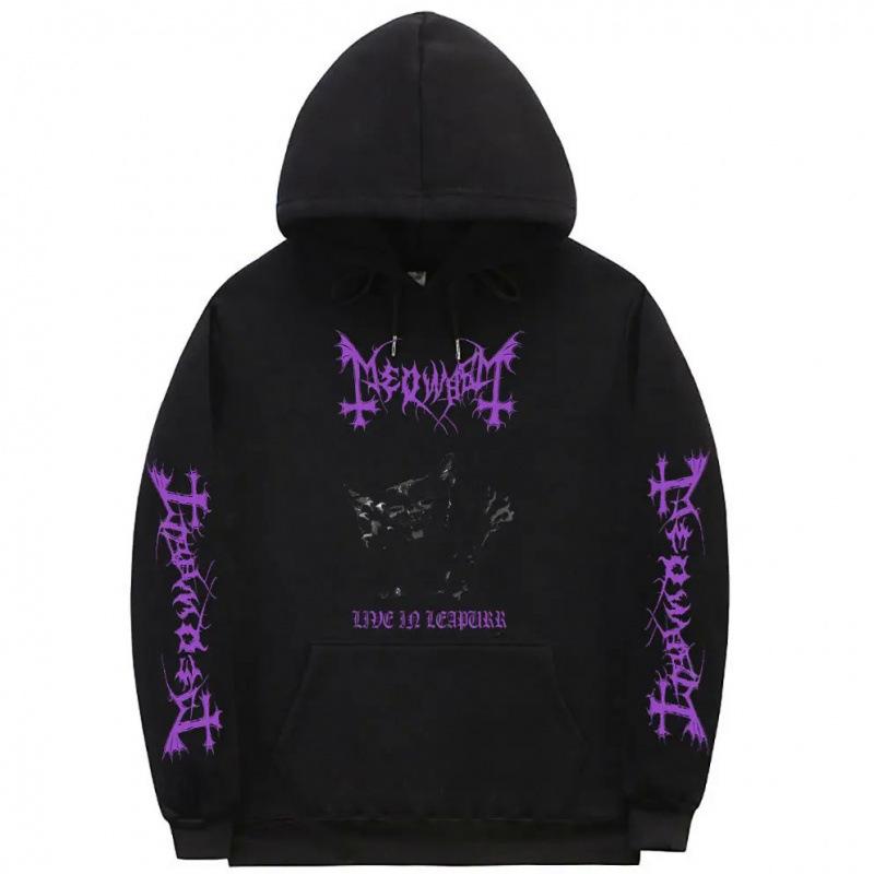90s Vintage Mayhem Band Live In Leapurr Hoodie
